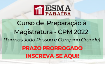 CPM 2022 - Inscrições Prorrogadas