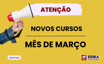 Programação de Cursos de Março de 2025