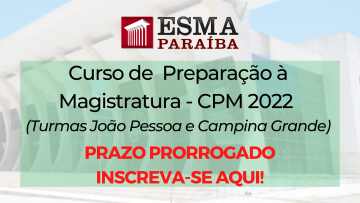 CPM 2022 - Inscrições Prorrogadas