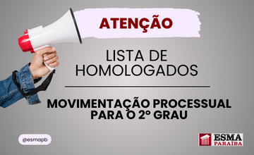 Movimentação Processual para o 2º Grau