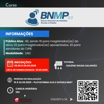 BANCO NACIONAL DE MEDIDAS PENAIS E PRISÕES (BNMP 3.0