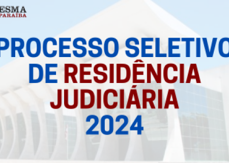 Processo seletivo de Residência Judiciária