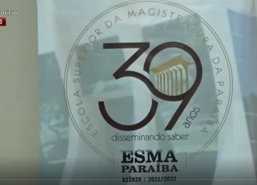 Programa Rota da Notícia da TV Arapuan sobre a inauguração das novas instalações da Esma em Campina Grande marca início das comemorações dos 39 anos