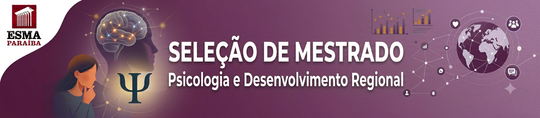 Seleção para Mestrado em Psicologia e Desenvolvimento Regional